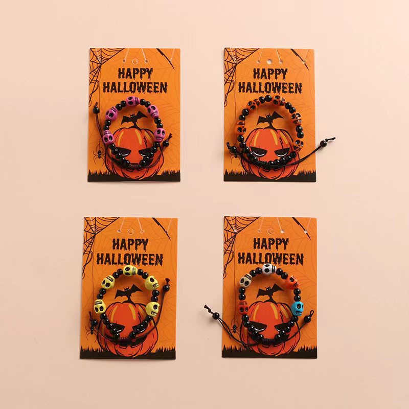 Wholesale Skull Pumpkin Acrylic Bracelet